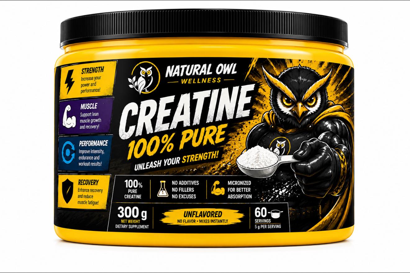 NATURAL OWL CREATINA MONOHIDRATE 300G