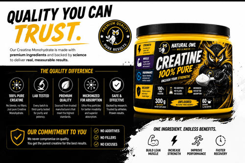 NATURAL OWL CREATINA MONOHIDRATE 300G