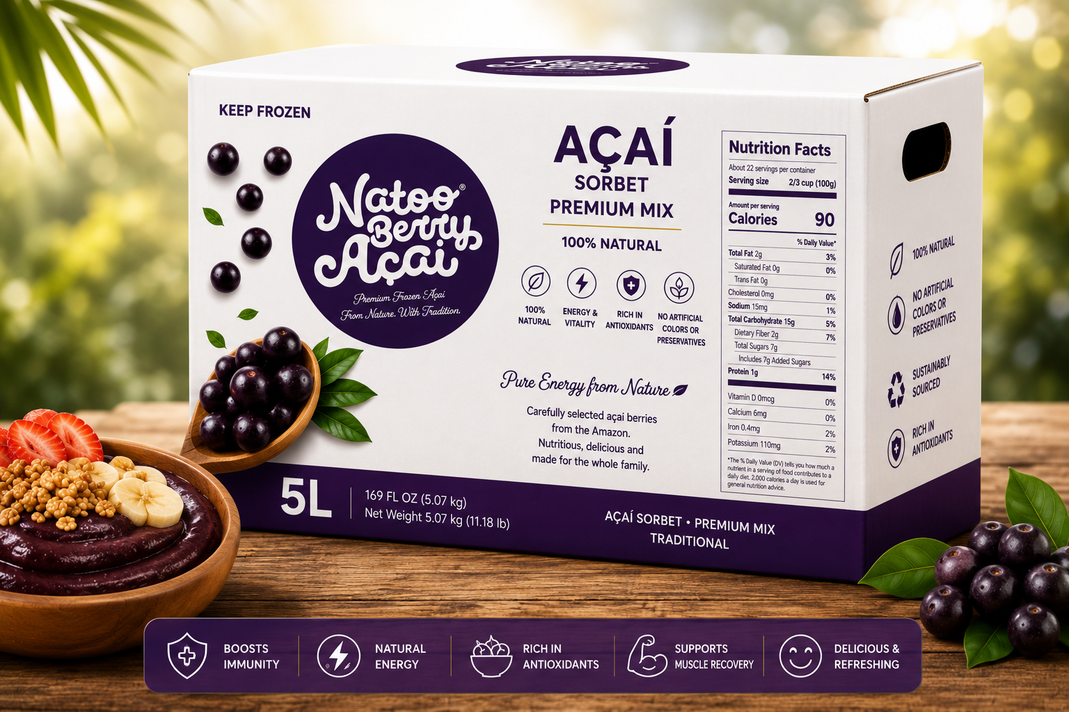 PREMIUM ACAI - 5 Lt