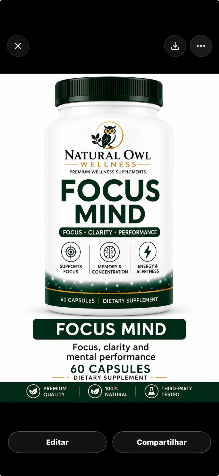 NATURAL OWL WELLNESS-FOCUS MIND