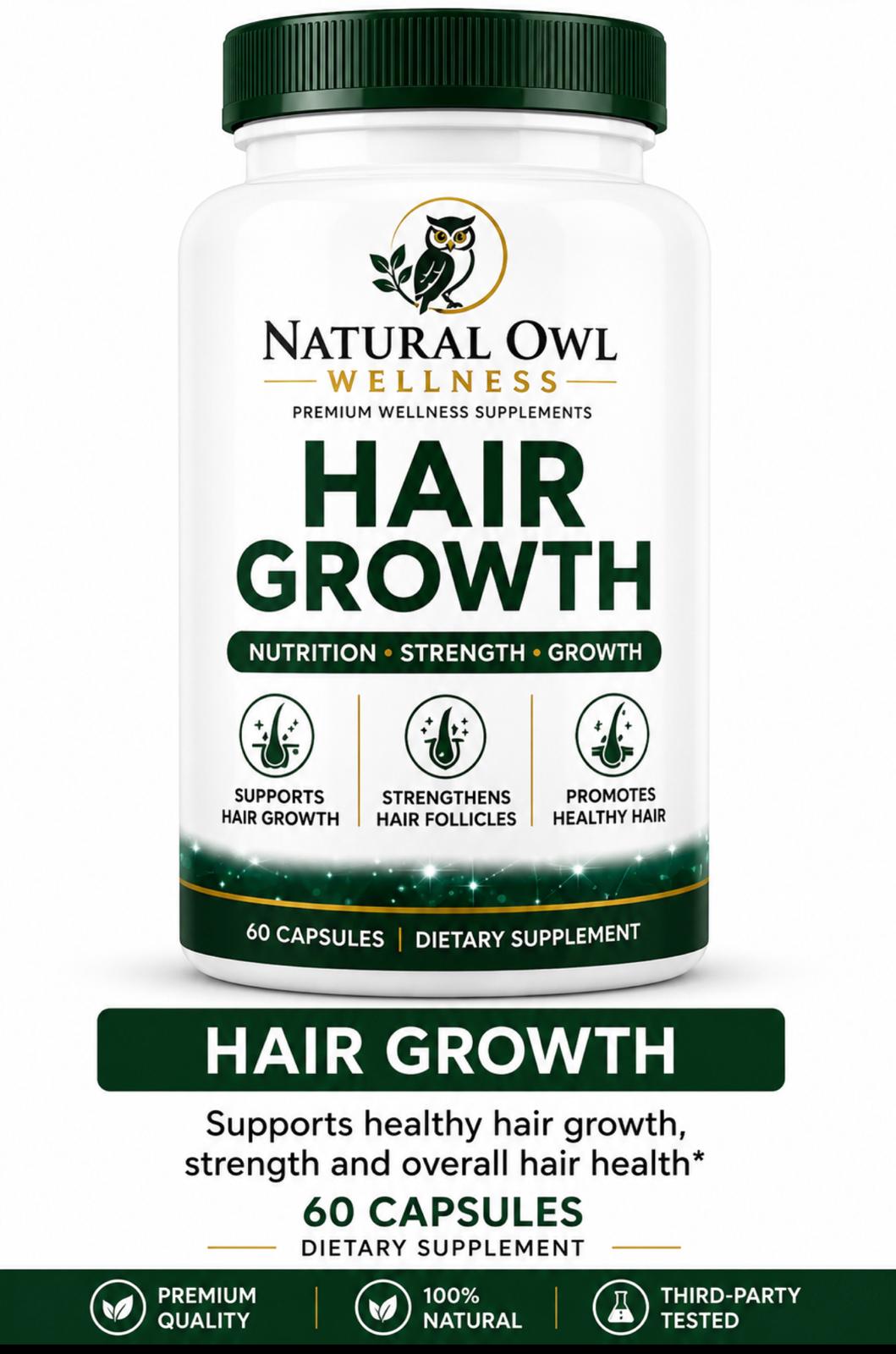 NATURAL OWL WELLNESS-HAIR GROWTH