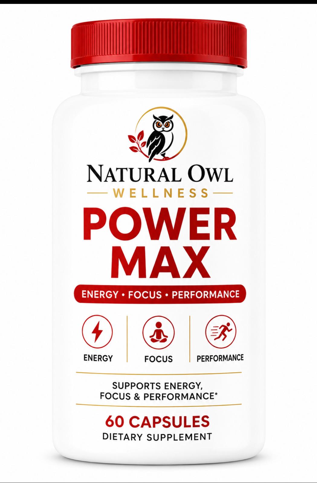 NATURAL OWL POWER MAX-60 CAPSULES